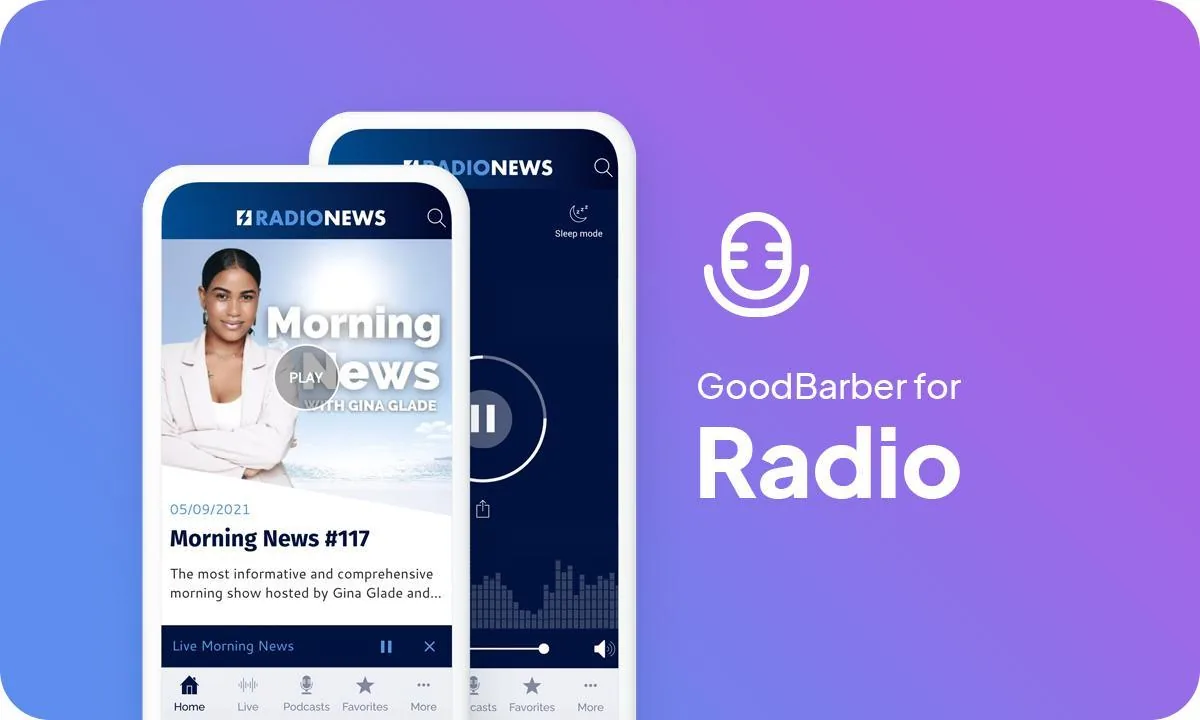 How to create an app for a Radio station
