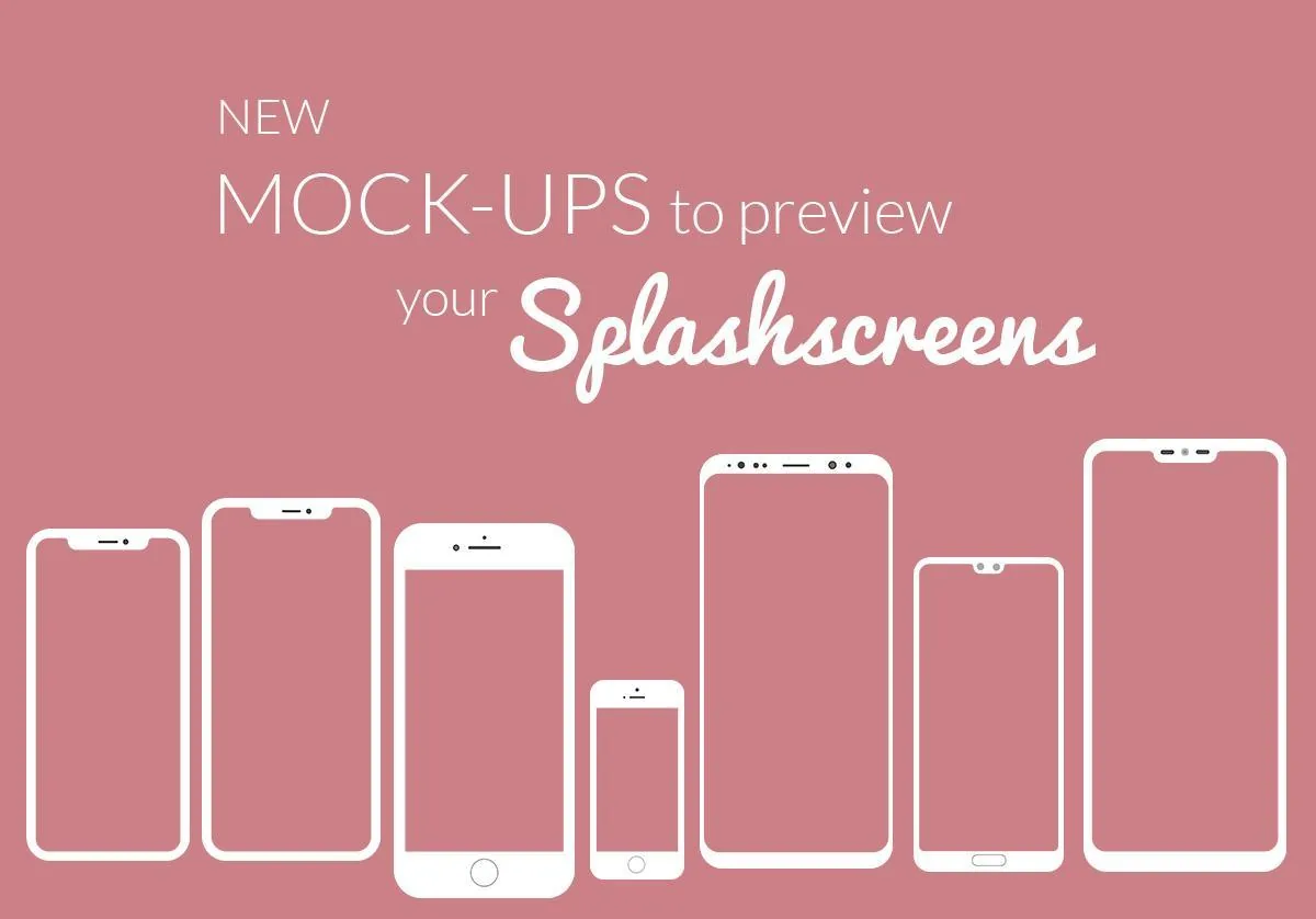 New mockups to preview your Splash screens
