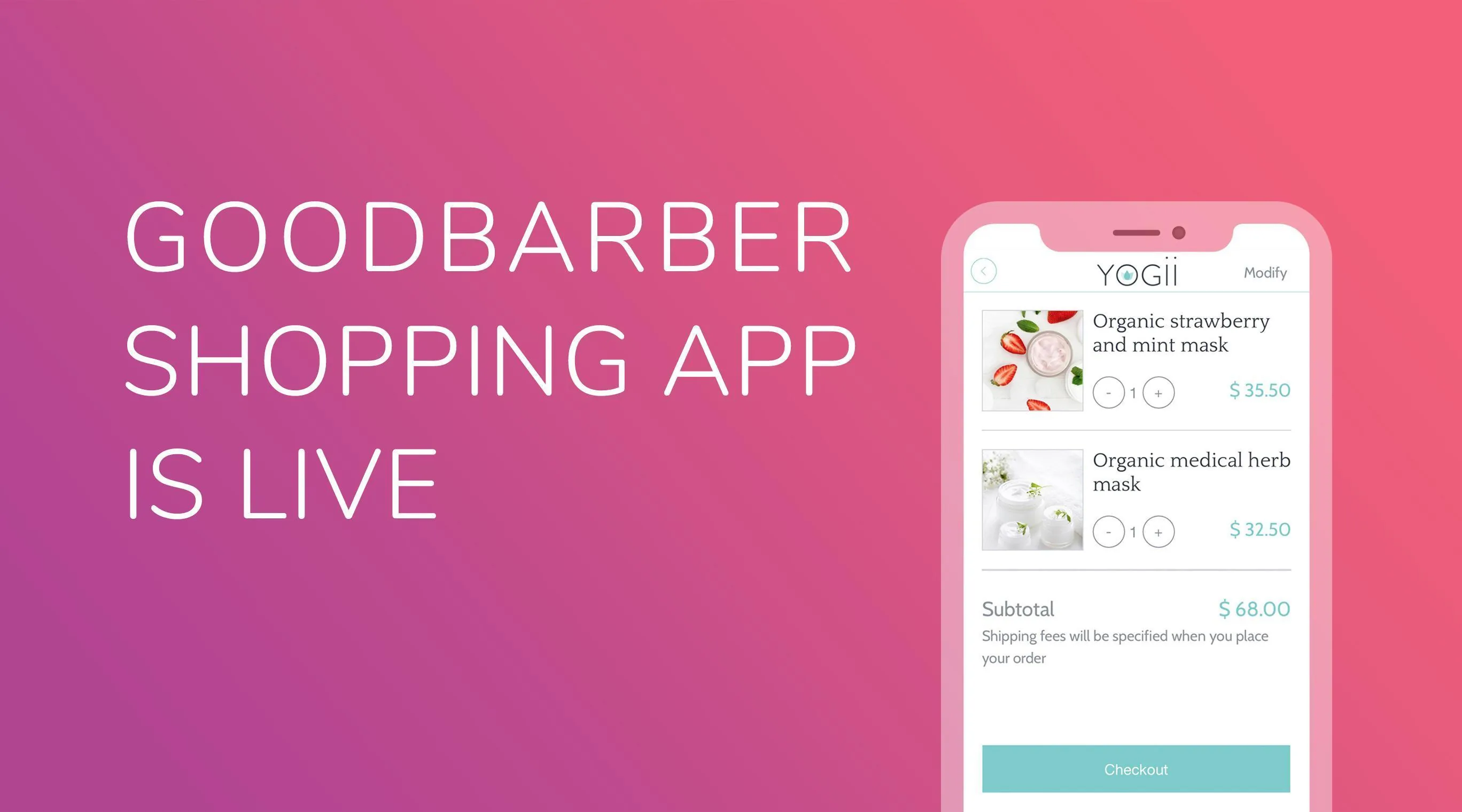 GoodBarber Shopping App has arrived!